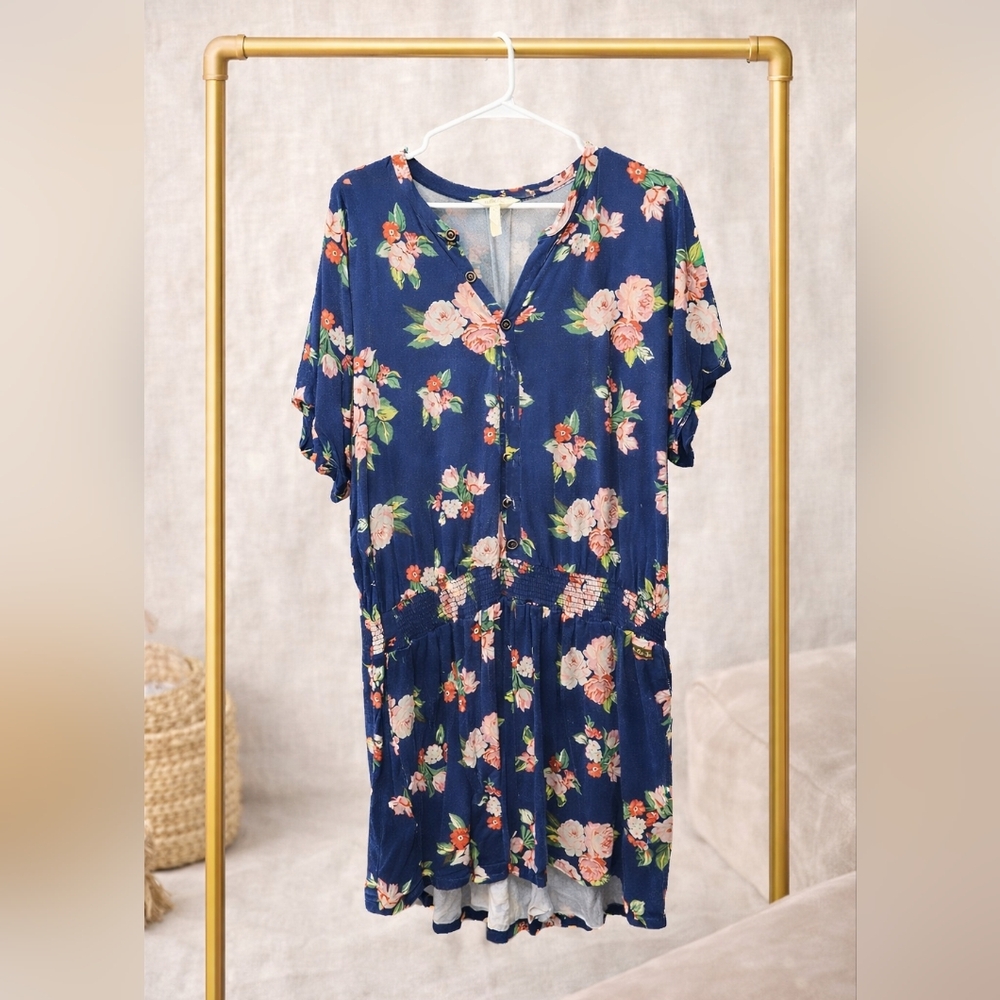 Matilda Jane XL  Blue Floral romper
